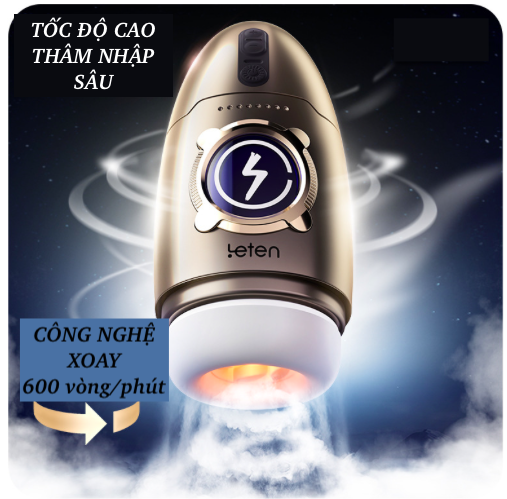 Cốc thủ dâm Leten Spacetime Cabin xoay 7 chế độ massage